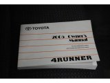 2005 Toyota 4Runner Sport Edition 4x4 Books/Manuals