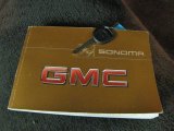 1999 GMC Sonoma SLS Extended Cab Books/Manuals
