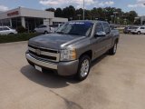 2008 Graystone Metallic Chevrolet Silverado 1500 LT Crew Cab #69622416