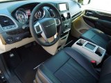 2013 Chrysler Town & Country Touring Black/Light Graystone Interior