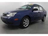 2005 Sonic Blue Metallic Ford Focus ZX4 SE Sedan #69622153