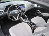 2012 Hyundai Veloster  Gray Interior