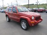 Salsa Red Pearlcoat Jeep Liberty in 2002