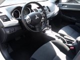 2010 Mitsubishi Lancer Sportback GTS Black Interior