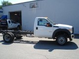 2012 Oxford White Ford F550 Super Duty XL Regular Cab 4x4 Chassis #69657557