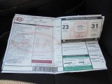 2010 Kia Forte Koup SX Window Sticker