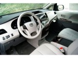 2013 Toyota Sienna XLE AWD Light Gray Interior
