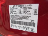2002 Ranger Color Code for Toreador Red Metallic - Color Code: FL