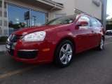 2009 Salsa Red Volkswagen Jetta SE SportWagen #69658235