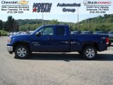 2013 Heritage Blue Metallic GMC Sierra 1500 SLE Extended Cab 4x4 #69657780