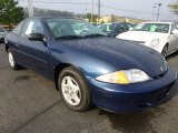 2001 Indigo Blue Metallic Chevrolet Cavalier Coupe #69657771