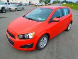 2012 Inferno Orange Metallic Chevrolet Sonic LT Hatch #69658196