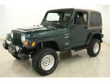 Forest Green Pearl Jeep Wrangler in 2000
