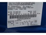 2010 Focus Color Code for Blue Flame Metallic - Color Code: SZ