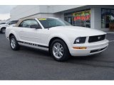 2007 Performance White Ford Mustang V6 Deluxe Convertible #69727738