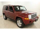 2008 Red Rock Crystal Pearl Jeep Commander Sport 4x4 #69728042