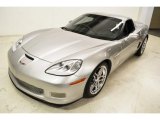Machine Silver Metallic Chevrolet Corvette in 2008
