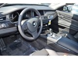 2013 BMW 7 Series 740Li Sedan Black Interior