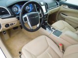 2011 Chrysler 300 Limited Black/Light Frost Beige Interior