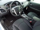 2013 Chrysler 200 Touring Sedan Black Interior
