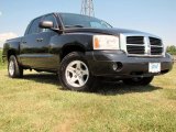 2007 Brilliant Black Crystal Pearl Dodge Dakota SLT Quad Cab 4x4 #69792036