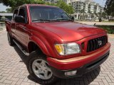 2003 Impulse Red Pearl Toyota Tacoma V6 PreRunner Double Cab #69792276