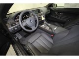 2013 BMW 6 Series 640i Convertible Black Interior