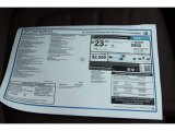 2013 Volkswagen Touareg TDI Lux 4XMotion Window Sticker