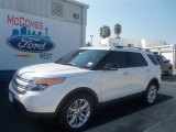 2013 White Platinum Tri-Coat Ford Explorer XLT #69791721