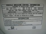 2008 Honda Ridgeline RT Info Tag