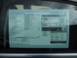 2013 Volkswagen Jetta SEL Sedan Window Sticker