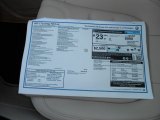 2013 Volkswagen Touareg TDI Lux 4XMotion Window Sticker