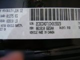 2012 300 Color Code for Mopar Black/Blue - Color Code: PX8