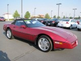 1989 Dark Red Metallic Chevrolet Corvette Convertible #69792063