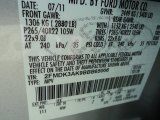 2011 Edge Color Code for Ingot Silver Metallic - Color Code: UX