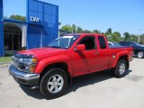 2011 Victory Red Chevrolet Colorado LT Extended Cab 4x4 #69841188