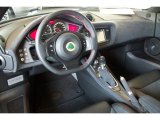 2012 Lotus Evora S GP Special Edition Ebony Black Leather/Red Piping Interior