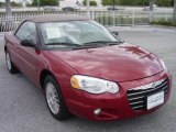 2004 Inferno Red Pearl Chrysler Sebring LXi Convertible #6952022