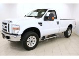 2008 Ford F250 Super Duty XLT Regular Cab 4x4 Front 3/4 View