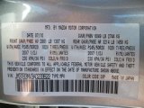2010 CX-9 Color Code for Liquid Silver Metallic - Color Code: 38P