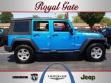 2010 Surf Blue Pearl Jeep Wrangler Unlimited Islander Edition 4x4 #69841769