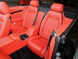 2011 Maserati GranTurismo Convertible GranCabrio Rear Seat