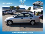 2002 Satin Silver Metallic Honda Civic DX Sedan #69841690