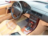 1992 Mercedes-Benz SL 500 Roadster Parchment Interior