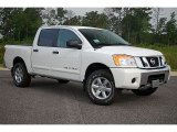2012 Nissan Titan SV Crew Cab 4x4 Front 3/4 View
