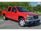 2005 Fire Red GMC Canyon SLE Crew Cab 4x4 #69905394