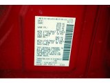 2012 NV Color Code for Red Alert - Color Code: A20