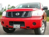 2012 Red Alert Nissan Titan S Crew Cab 4x4 #69905202