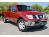 2008 Red Brawn Nissan Frontier SE Crew Cab 4x4 #69905355