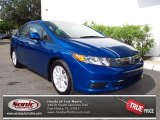 2012 Dyno Blue Pearl Honda Civic EX Sedan #69904922